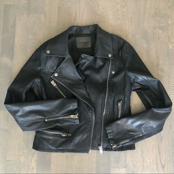 BLANKNYC Black Vegan Faux Leather Moto Jacket - Picture 5 of 7
